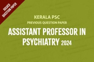 Assistant Professor in Psychiatry